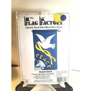 Vintage PEACE DOVE The Flag Factory Sewing Craft Project Pattern